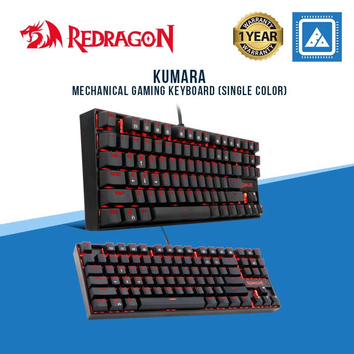 REDRAGON KUMARA MECHANICAL GAMING KEYBOARD - SINGLE COLOR REDRAGON KUMARA MECHANICAL GAMING KEYBOARD - SINGLE COLOR